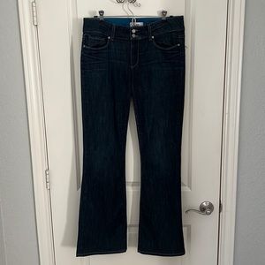 Paige Hidden Hills Dark Denim Bootcut Jeans